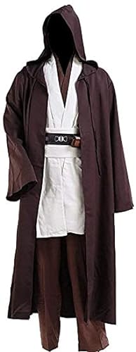 NUWIND Jedi Costume pour Homme Tunique Médiévale À Capuche C