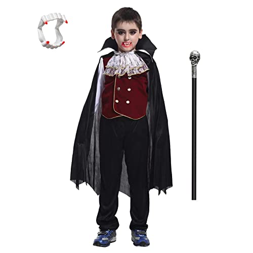 #NA Déguisement Vampire Halloween Garçons Costume Vampire Go