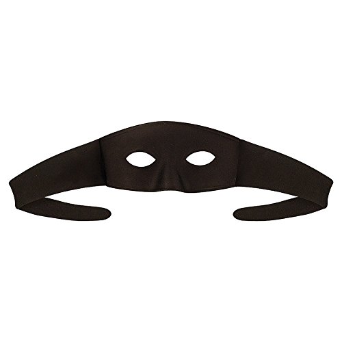 Party Pro 875016 Bandit Masque, Noir