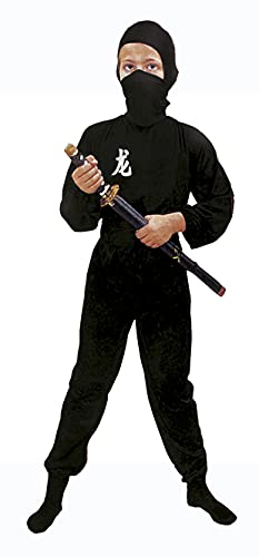 Fiori Paolo - Black Ninja 61105.M Costume pour enfant, noir,