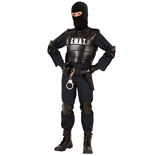 S.W.A.T. OFFICER (jumpsuit, bulletproof vest, belt with hols