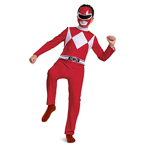 Disguise 115669L Power Rangers Costume pour enfant Rouge Tai