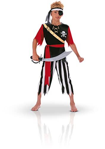 Rubies - Déguisement Pirate - Carnaval, enfant, 156524M, Tai