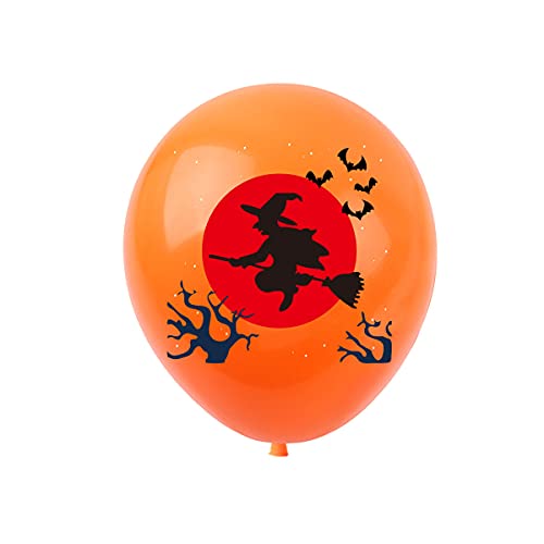 Halloween Orange Ball Single Party Ballon Set Citrouille Hor