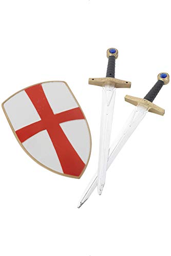 Smiffys Panoplie du chevalier des croisades, avec deux épées