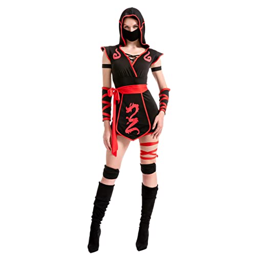 Spooktacular Creations Costume de ninja pour adulte Hallowee