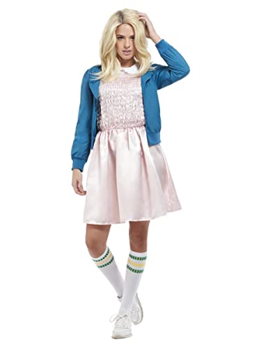 80s Strange Girl Costume, Pink, Jacket & Dress, (M)