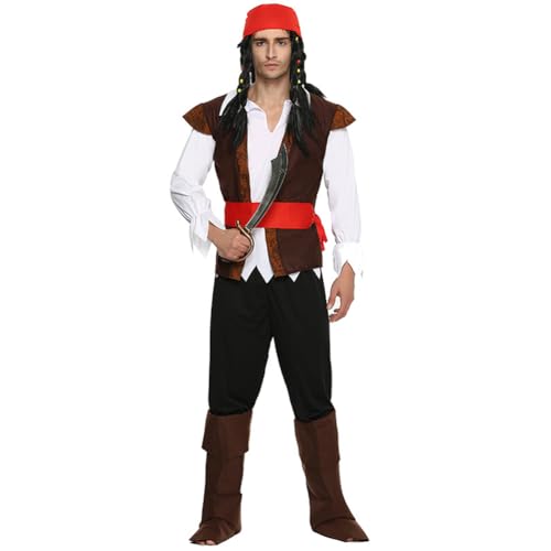 Deguisement Pirate Homme Dress Up ensembles Tenues de Costum