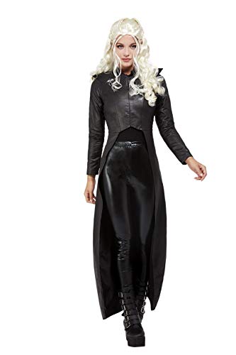 Smiffys Costume de reine des dragons, Femme, 63000L, Noir, L
