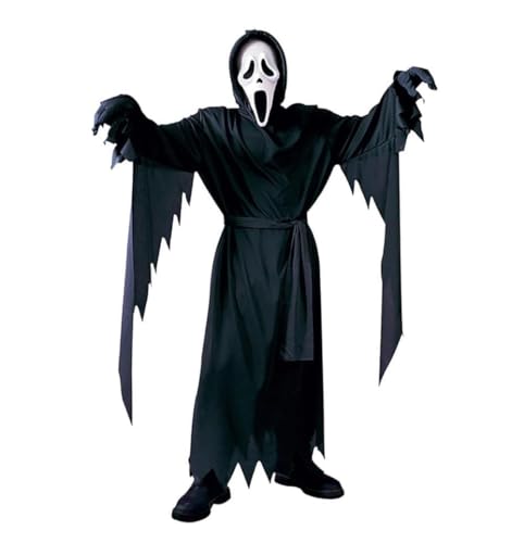 Vnnigmn Déguisement Scream pour Enfant Costume Fantôme des H