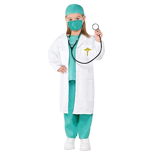 Discoball Costume de chirurgien pour enfants, costume de méd