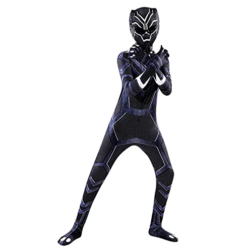 QinCo Garçons Body Black Panther Costumes Cosplay Costume En