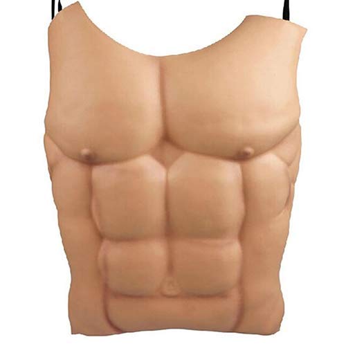 PULABO Halloween Faux Muscle Poitrine Déguisement Cosplay Co