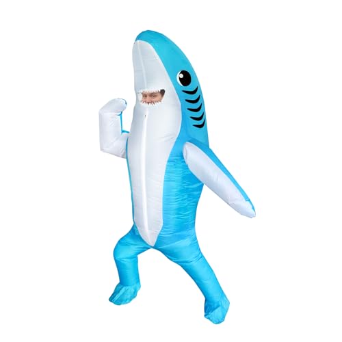 FXICH Costume Requin Gonflable pour Adulte Halloween Déguise