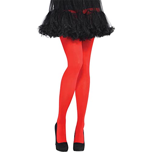 Yummy Bee - Collants rouges femme - Collants rouges opaques 