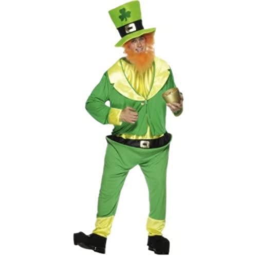 Smiffys Costume de lutin, vert, avec combinaison pantalon, v