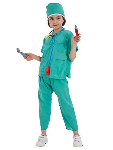 EZSTAX Enfants Costume de Chirurgien Médecin Déguisement pou