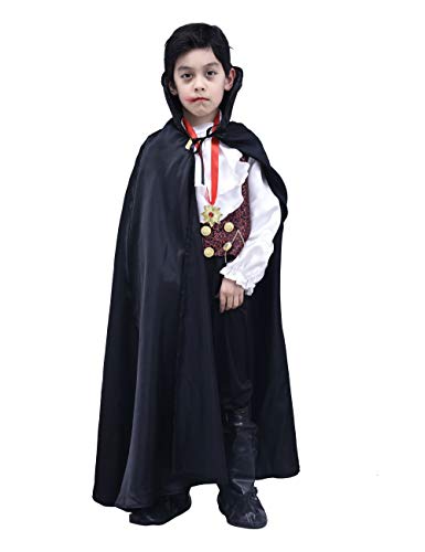 IKALI Costume Vampire Garçons, Enfants Halloween Dracula Cap