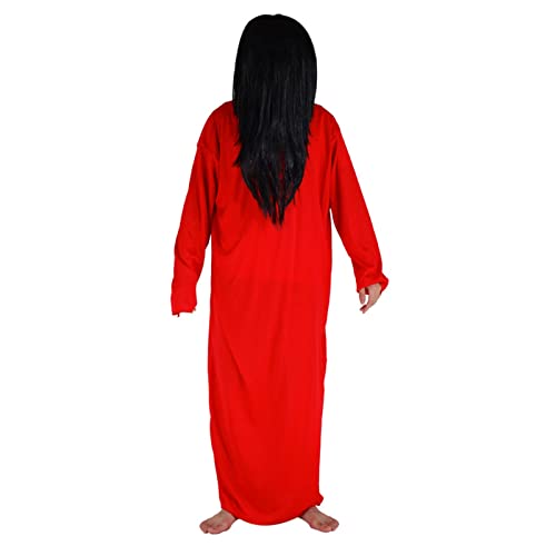 Costume Effrayant de Sadako avec Perruque pour Halloween, Ac