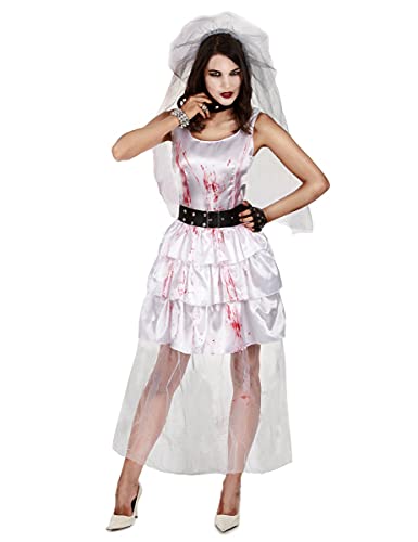 DEGUISE TOI Déguisement mariée Zombie Femme Halloween - Blan