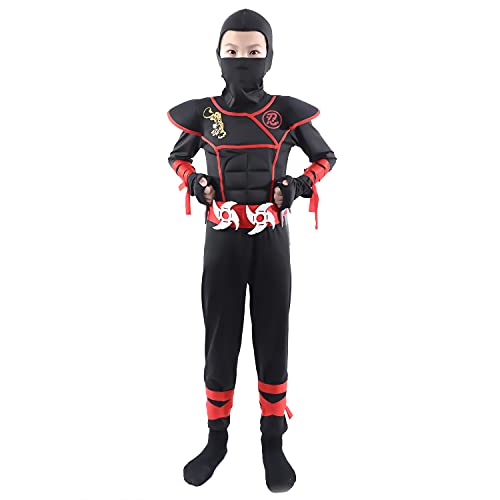 Sincere Party 9PCS Samurai Ninja costume pour les enfants un