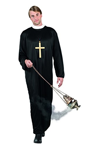 Boland 83815 - Costume adulte prêtre, taille M-L, toge avec 