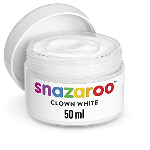 Snazaroo Maquillage Pot de 50 ml de Maquillage Blanc de Clow