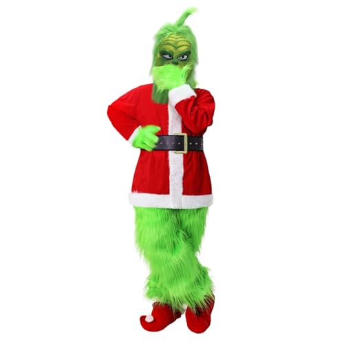 Grinch Masque Latex Realiste Grinch Costume Costume Grinch A