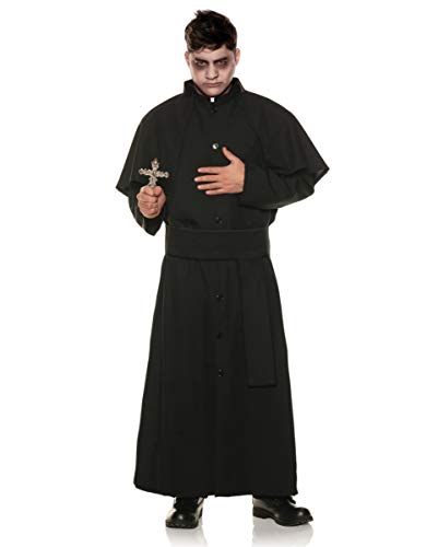 Horror-Shop Exorcisme Costume De Prêtre XXL