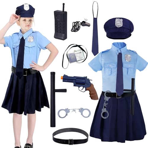 Costume De Police Pour Enfants,Policier Costume Accessoires 