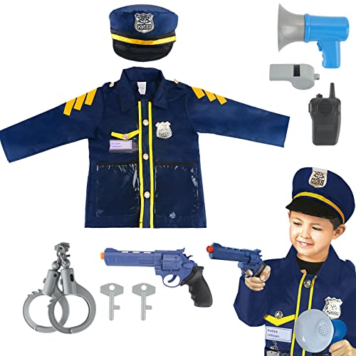 Jooheli Policier Costume Accessoires Police, Police Menottes