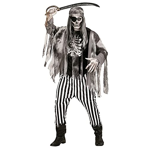 GHOST SHIP PIRATE (shirt with bone chest, jacket, pants, ban