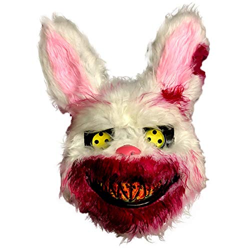 Masque de lapin méchant horreur animal masque Halloween horr