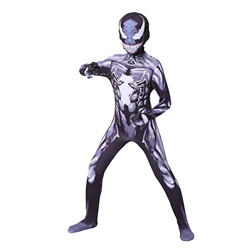 MODRYER Cosplay Black Venom Costume Enfant Adulte Araignée S