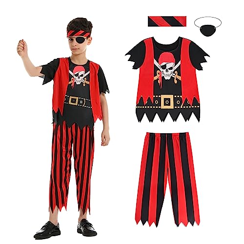 Aomig Costume de Pirate pour enfants, costume de jeu de rôle