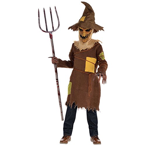 amscan- Sinister Scarecrow Costume-Age 12-14 Years-1 Pc dépo