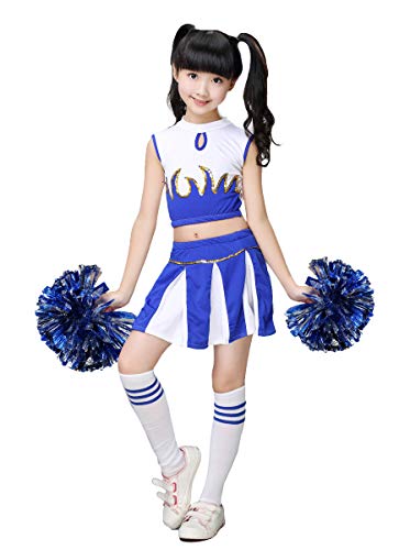 LOLANTA Costume de Cheerleader pour Filles Déguisement Unifo