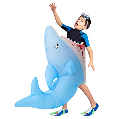 Morph Costume Gonflable Déguisement Requin Enfant, Déguiseme