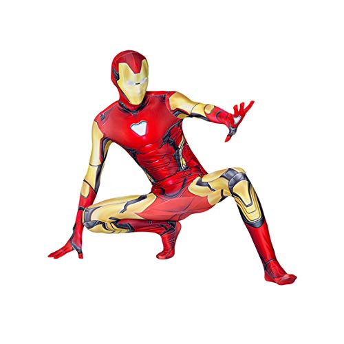 MODRYER Iron Man Costume Avengers Spider-Man Cosplay Jumpsui