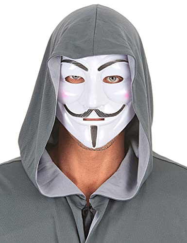 Masque Anonyme Blanc - Taille Unique