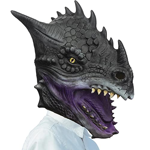 PartyHop Masque de Dinosaure T-rex Raptor Tête Latex Réalist