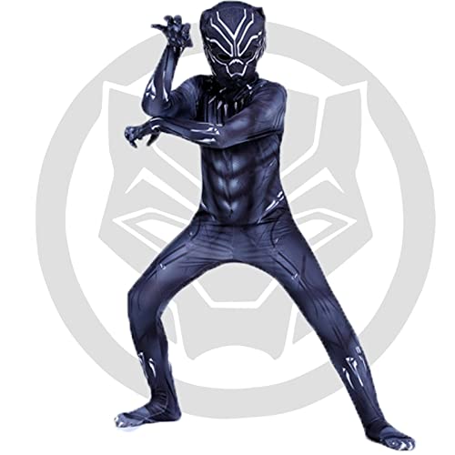Enfants Black Panther Cosplay Costume Homme Halloween Party 