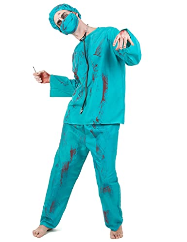 DEGUISE TOI Déguisement Chirurgien Zombie Halloween Adulte -