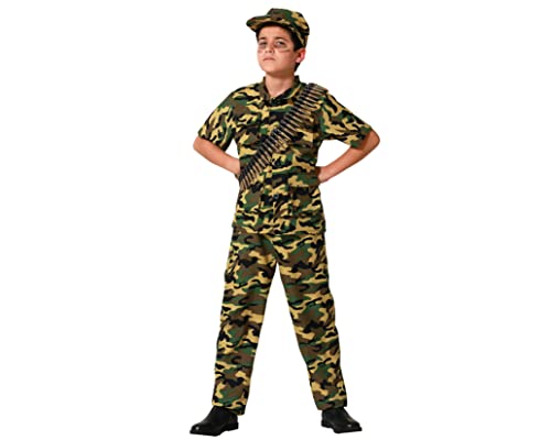 Atosa costume militaire enfant enfant 10 à 12 ans