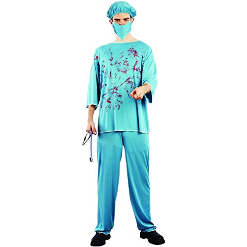 Ptit Clown - 89591 - Costume Adulte Chirurgien Sanglant - Ta