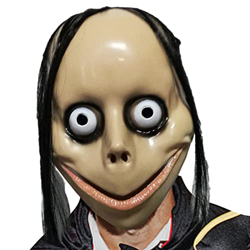 Momo 2 masques effrayants pour costume dHalloween qualité su