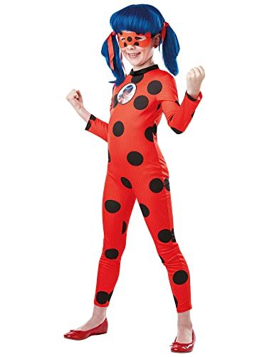 Rubies - Déguisement officiel Ladybug Miraculous + peluche T