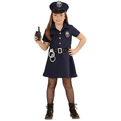 Widmann - Costume enfant policier, robe, ceinture, chapeau, 