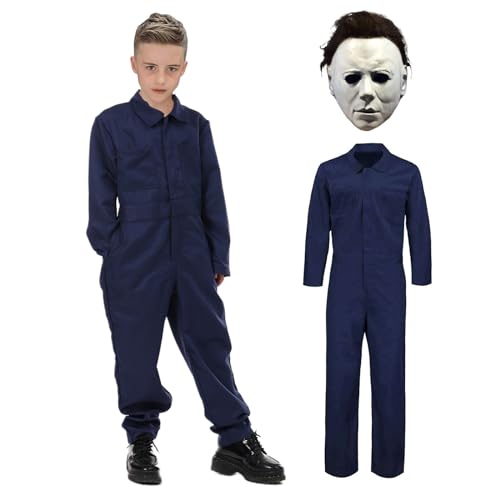 nezababy Costume Michael Myers pour garçon - Masque effrayan