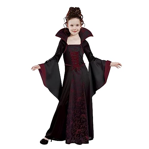 Runup Costume de vampire pour enfant fille - Robe gothique d